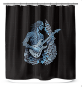 Rhythmic Harmony Wave Shower Curtain